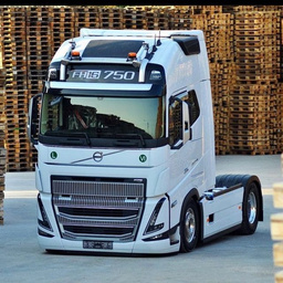 BRCO white Volvo semi-truck